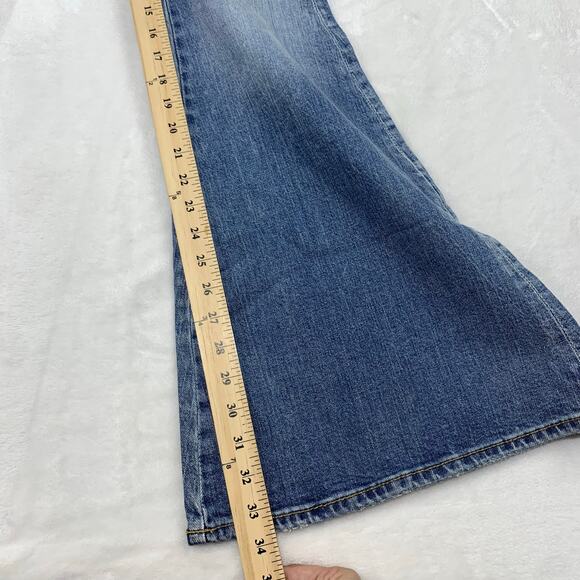 NWT 7 For All Mankind Jeans Megaflare Womens 25 High Rise 7FAM Bell Bottoms - Picture 8 of 16